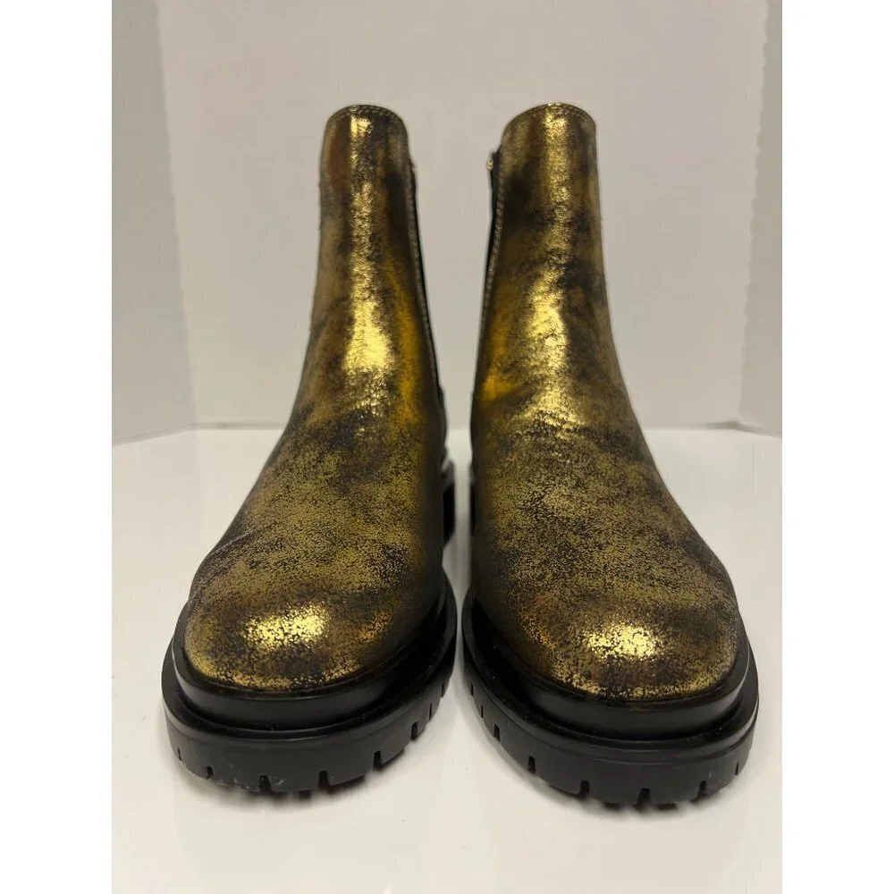 NEW! Lauren Ralph Lauren Distressed Lug Chelsea Boot Corinne Women's Size  8.5